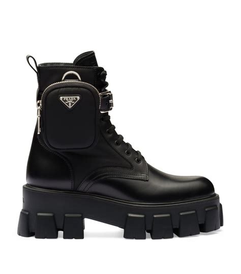 prada monolith boots women